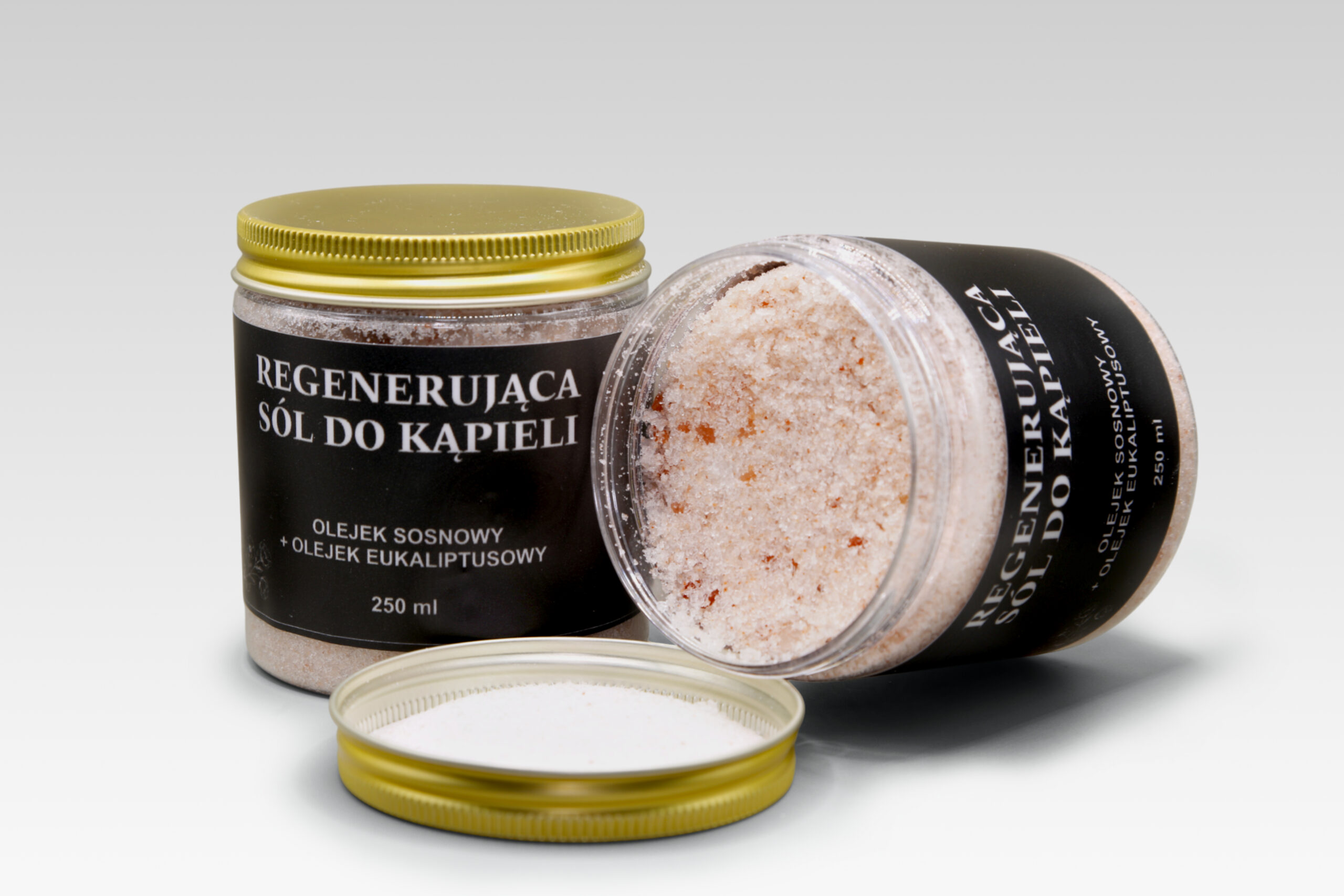 Sól do kąpieli REGENERUJĄCA - Olejek Sosnowy i Eukaliptusowy 250g
